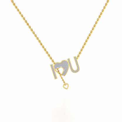 ILU Silver Pendant - Yellow Gold - Image 2