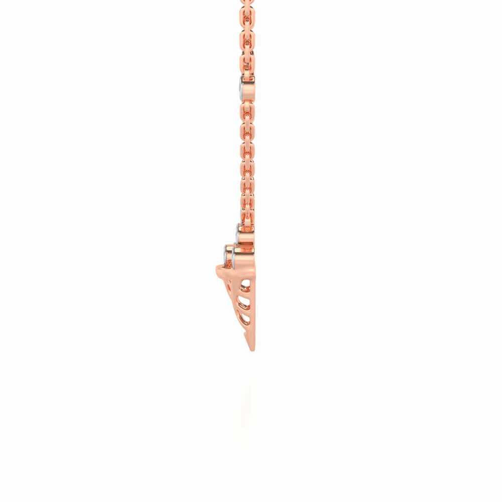Icecream Silver Pendant - Rose Gold - Image 4