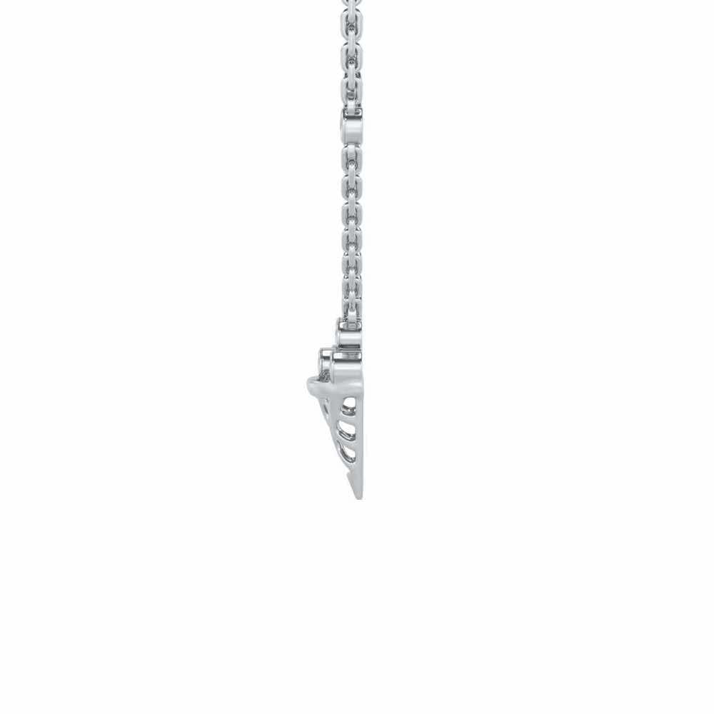 Icecream Silver Pendant - White Gold - Image 4