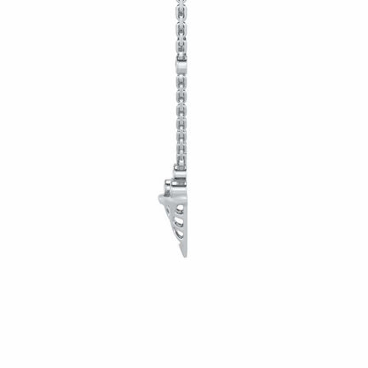 Icecream Silver Pendant - White Gold - Image 4