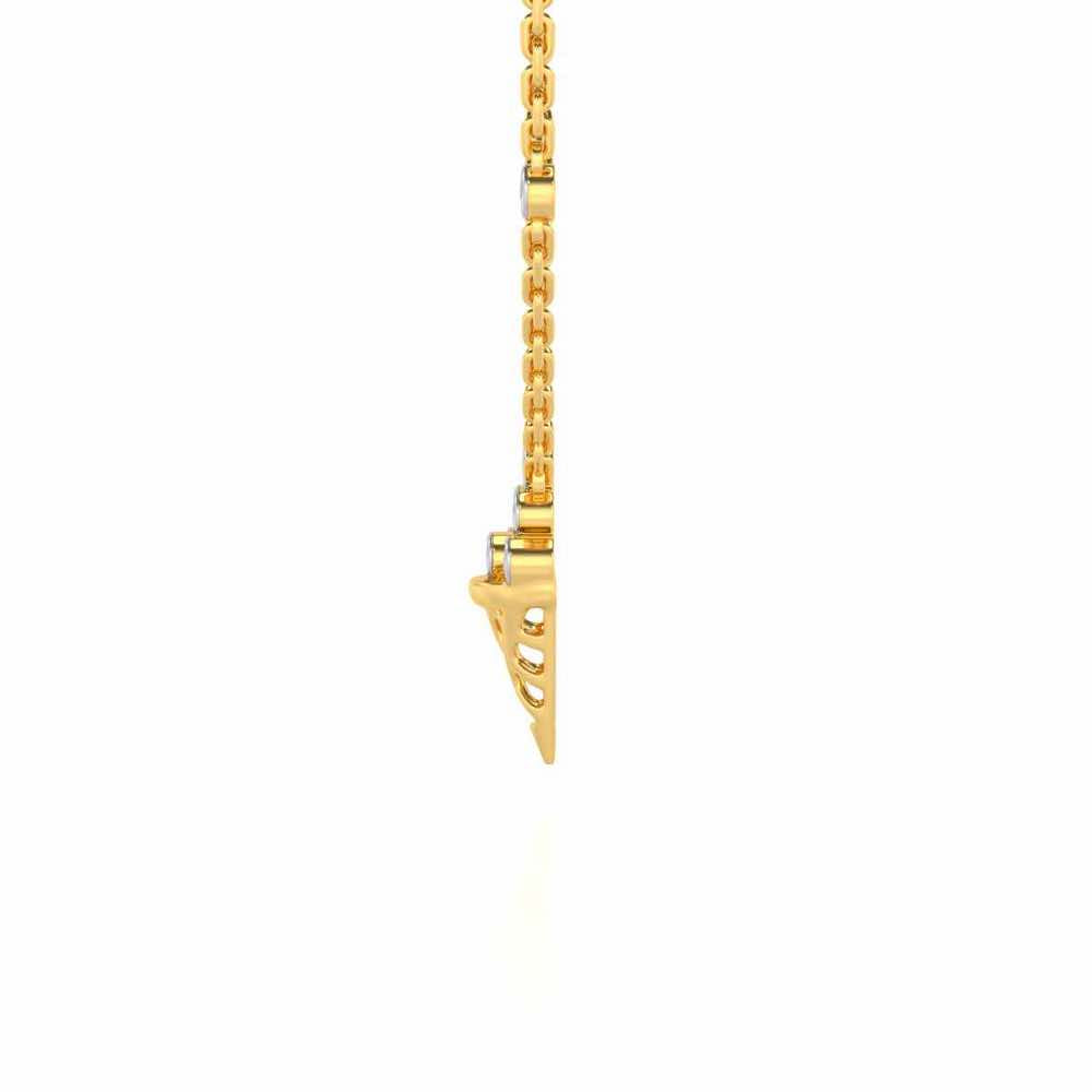 Icecream Silver Pendant - Yellow Gold - Image 4