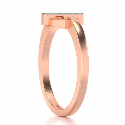 Idris Silver Ring - Rose Gold - Image 3