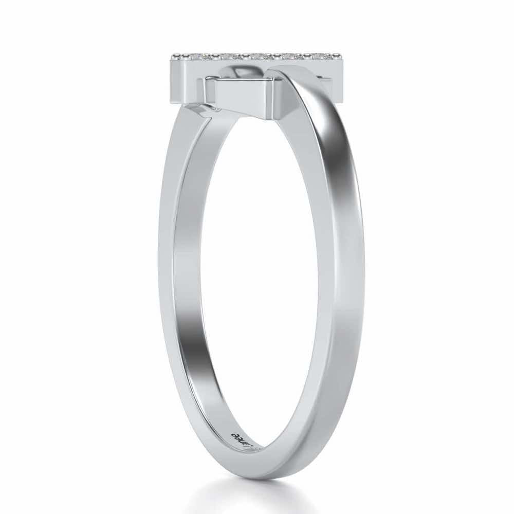 Idris Silver Ring - White Gold - Image 3