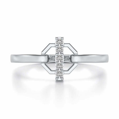 Idris Silver Ring - White Gold - Image 4