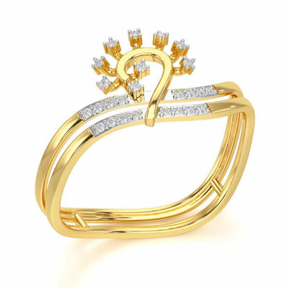 Ignite Glow Silver Ring - Yellow Gold - Image 1
