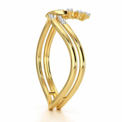 Ignite Glow Silver Ring - Yellow Gold - Image 3