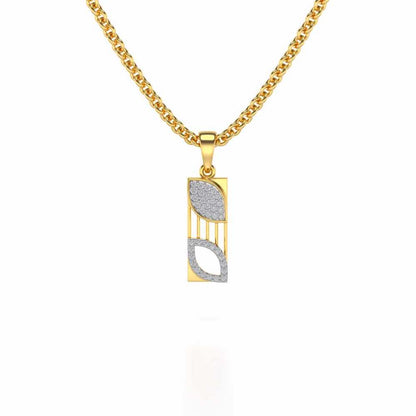 Iha Silver Pendant - Yellow Gold - Image 1