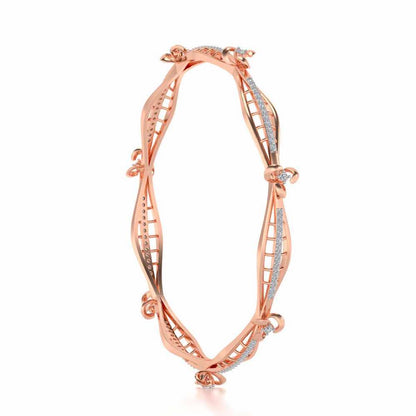 Immaculate Silver Bangles - Rose Gold - Image 3