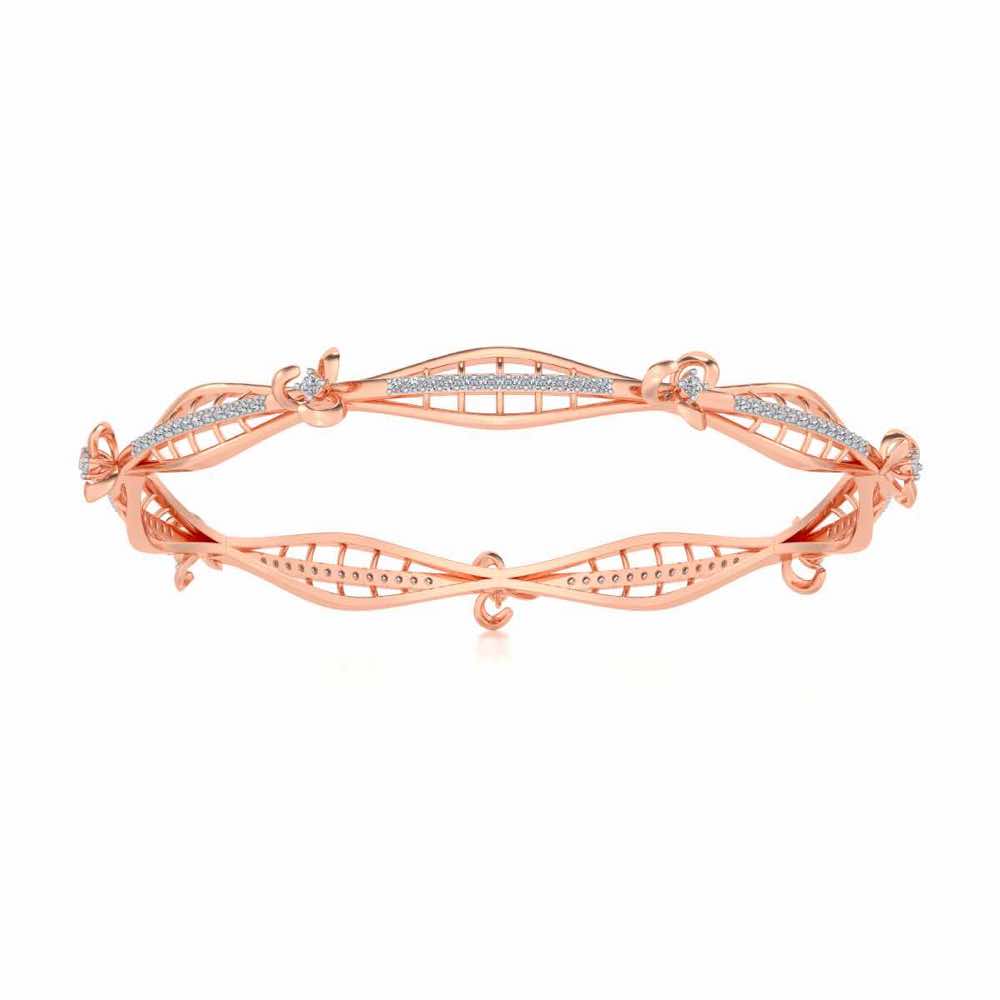 Immaculate Silver Bangles - Rose Gold - Image 5