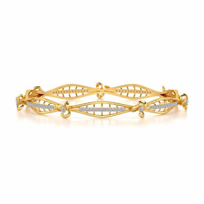 Immaculate Silver Bangles - Yellow Gold - Image 4