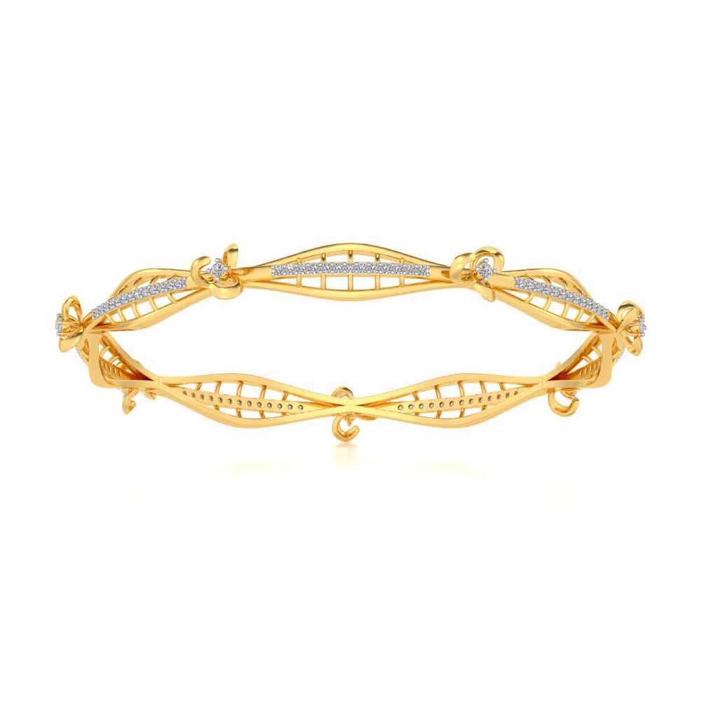 Immaculate Silver Bangles - Yellow Gold - Image 5