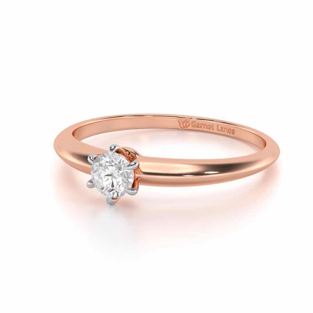 Imperial Beacon Women Solitaire Ring - Rose Gold - Image 2