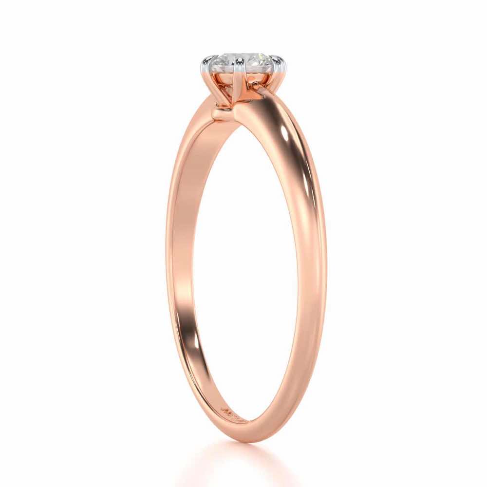 Imperial Beacon Women Solitaire Ring - Rose Gold - Image 3