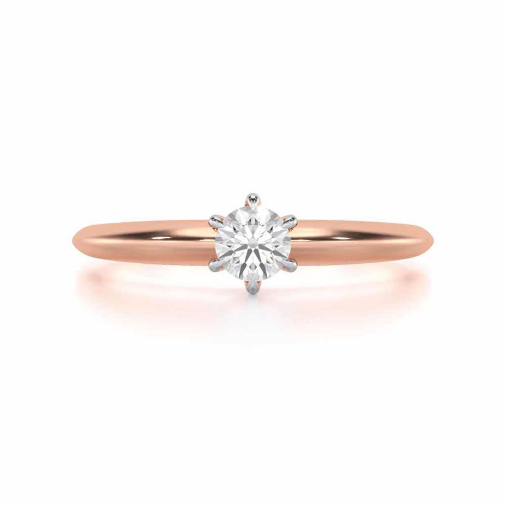 Imperial Beacon Women Solitaire Ring - Rose Gold - Image 4