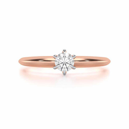 Imperial Beacon Women Solitaire Ring - Rose Gold - Image 4