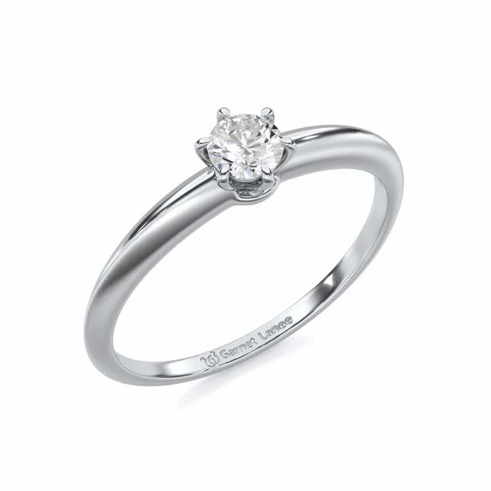 Imperial Beacon Women Solitaire Ring - White Gold - Image 1