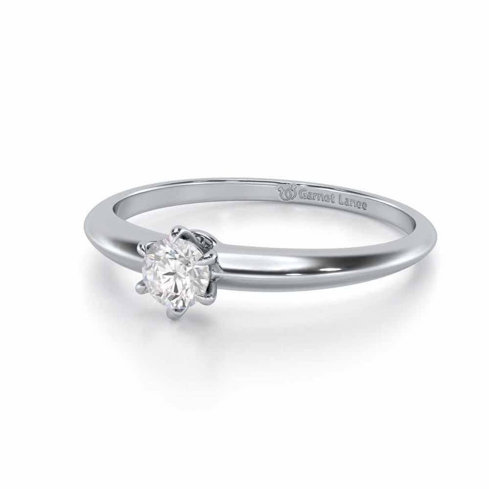 Imperial Beacon Women Solitaire Ring - White Gold - Image 2