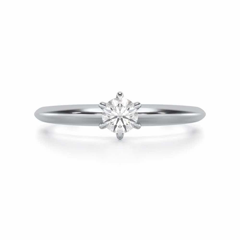 Imperial Beacon Women Solitaire Ring - White Gold - Image 4