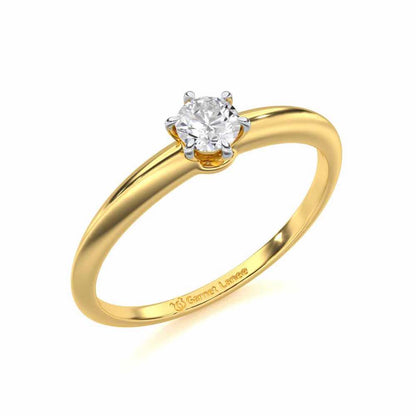 Imperial Beacon Women Solitaire Ring - Yellow Gold - Image 1