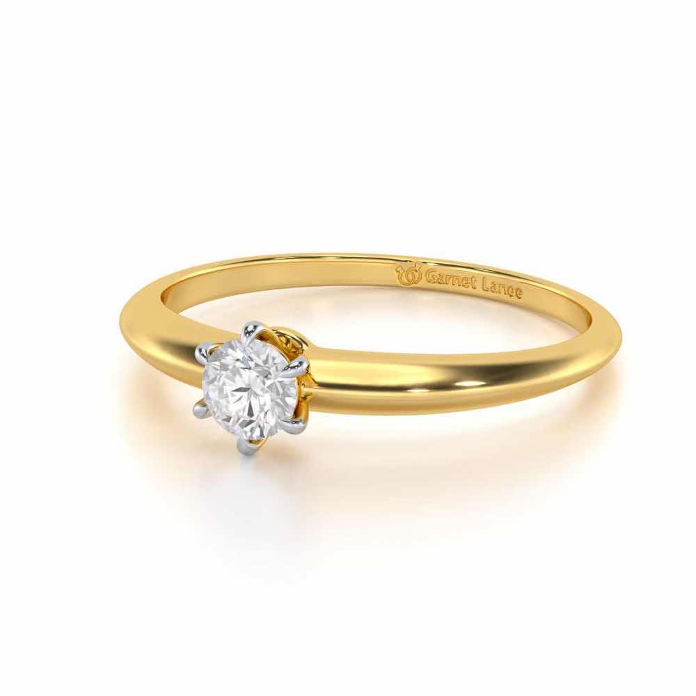 Imperial Beacon Women Solitaire Ring - Yellow Gold - Image 2