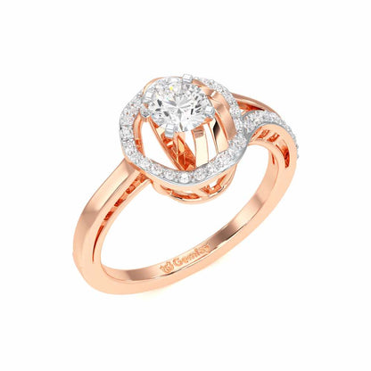Imperial Glow Solitaire Ring - Rose Gold - Image 1