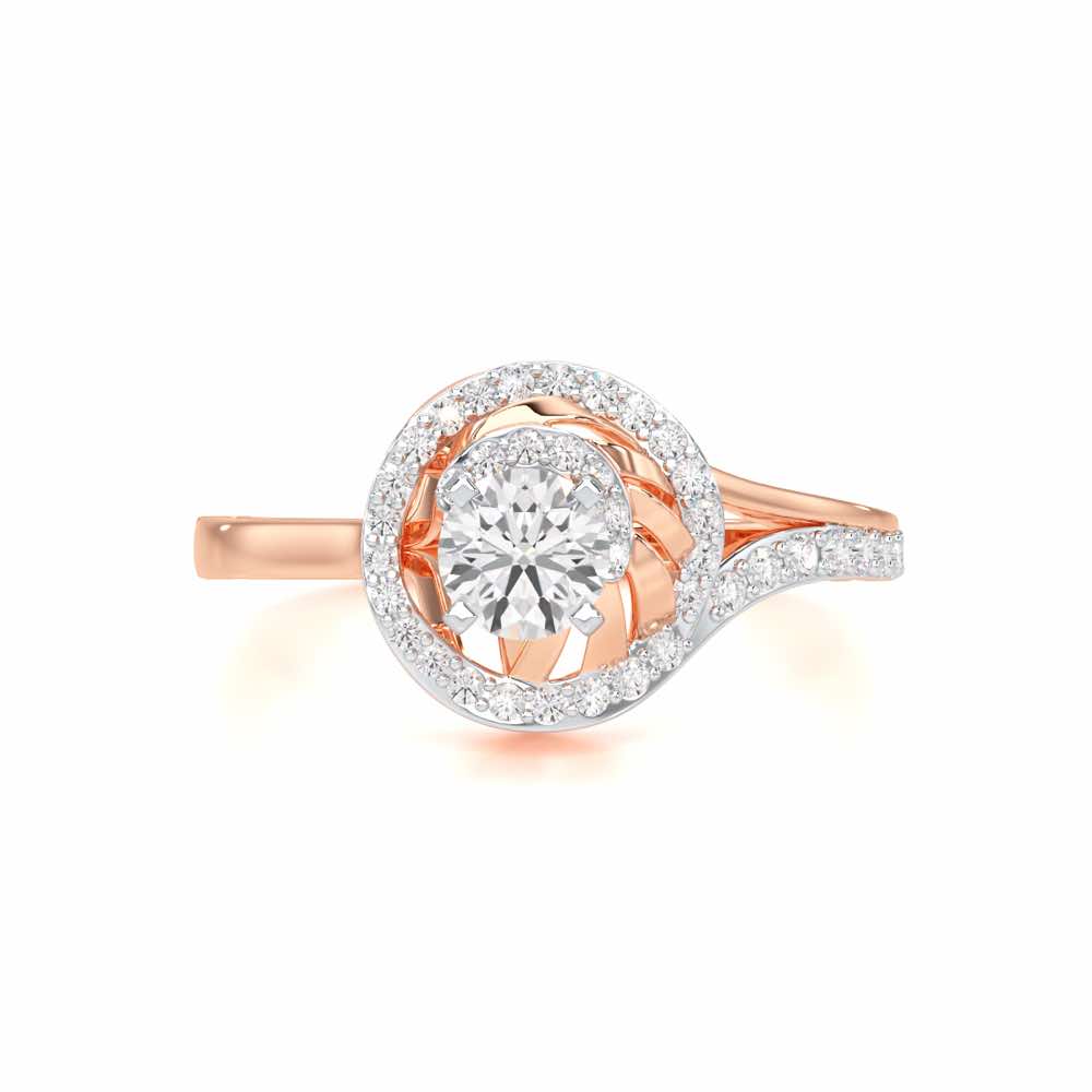 Imperial Glow Solitaire Ring - Rose Gold - Image 4