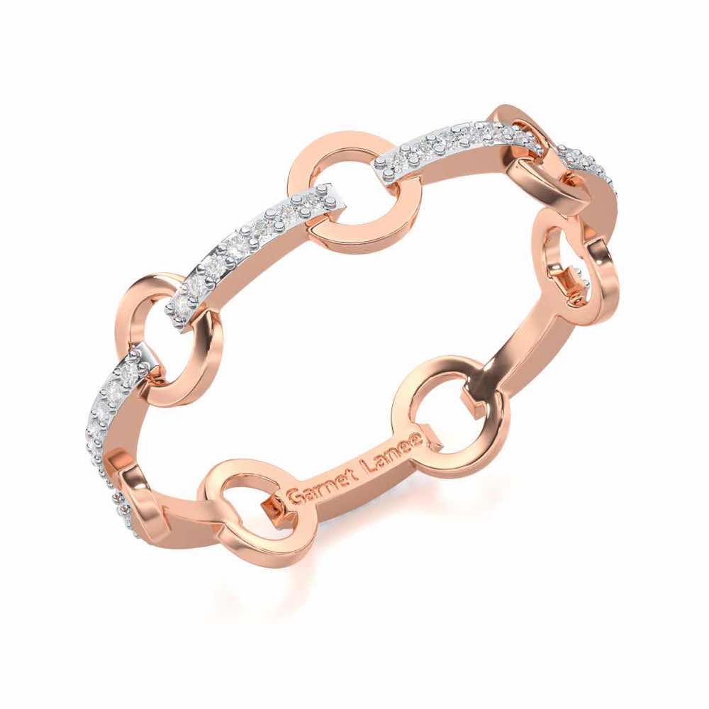 Imperial Idol Silver Ring - Rose Gold - Image 1