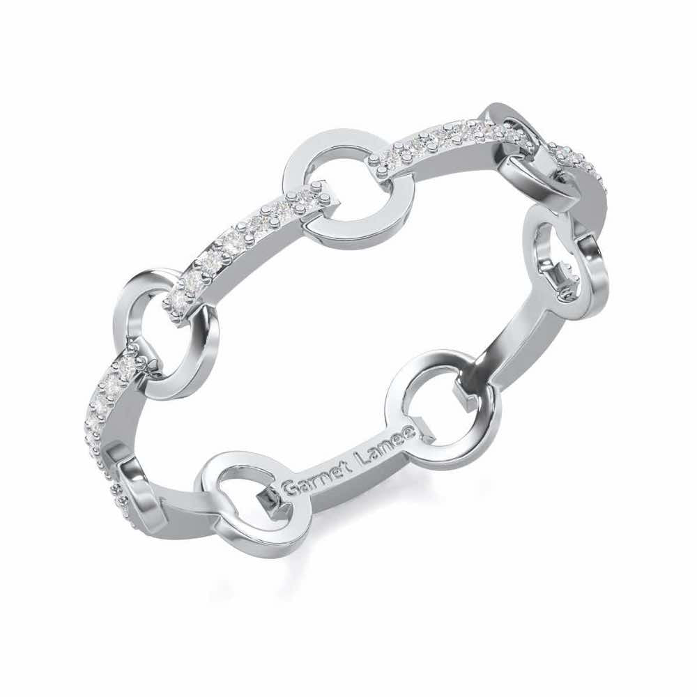 Imperial Idol Silver Ring - White Gold - Image 1