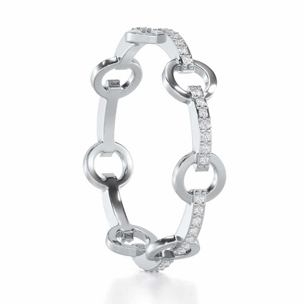 Imperial Idol Silver Ring - White Gold - Image 3
