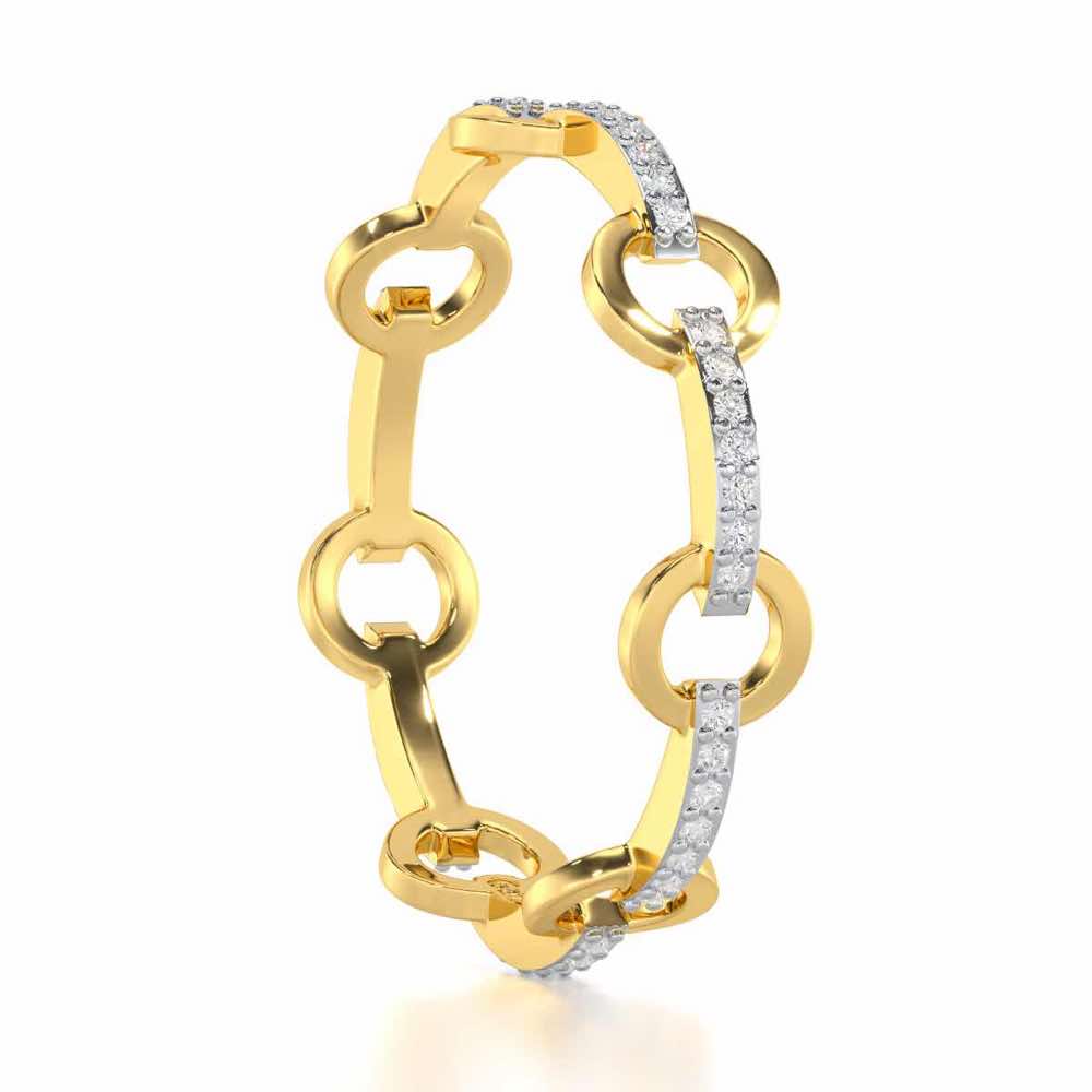 Imperial Idol Silver Ring - Yellow Gold - Image 3