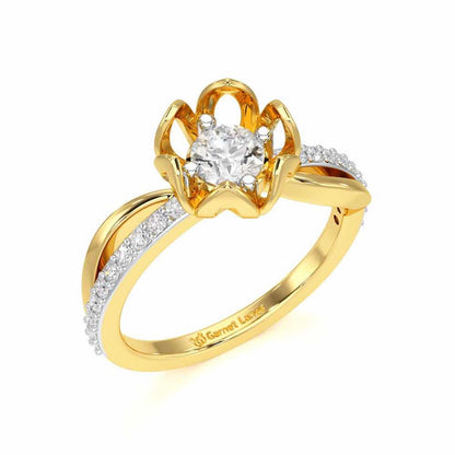 Imperial Sparkle Solitaire Ring - Yellow Gold - Image 1