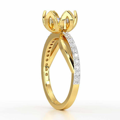 Imperial Sparkle Solitaire Ring - Yellow Gold - Image 3