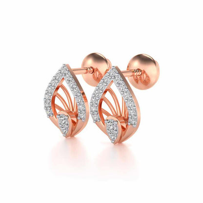 Impish Silver Studs - Rose Gold - Image 3