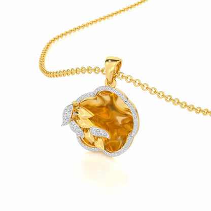 Incandescent Charm Silver Pendant - Yellow Gold - Image 2