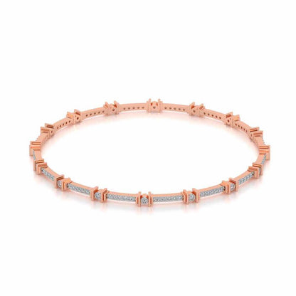 Indus Silver Bangles - Rose Gold - Image 2