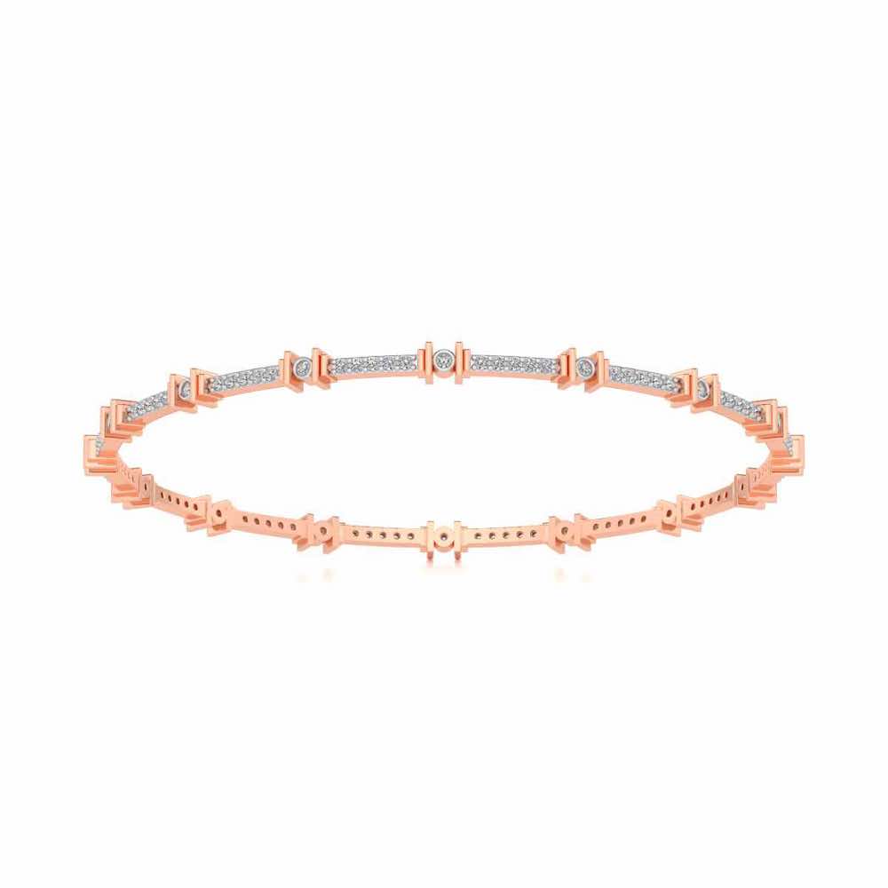 Indus Silver Bangles - Rose Gold - Image 5