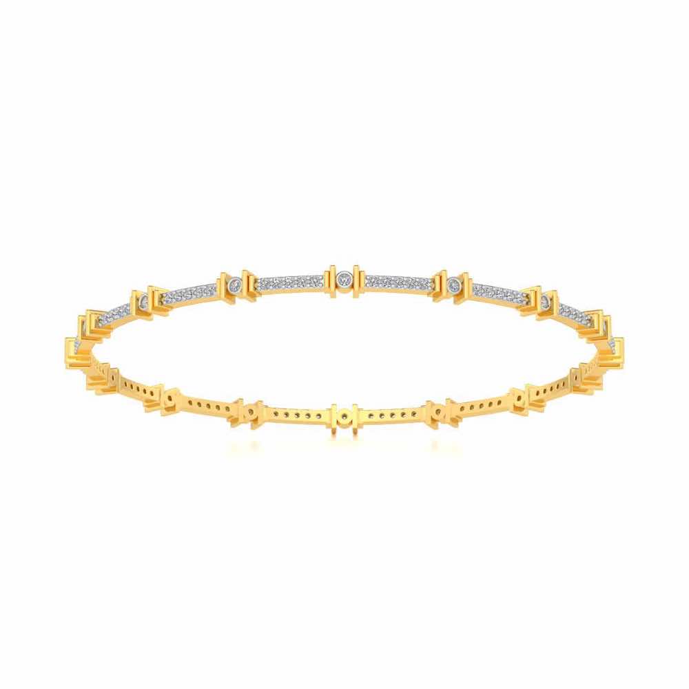 Indus Silver Bangles - Yellow Gold - Image 5