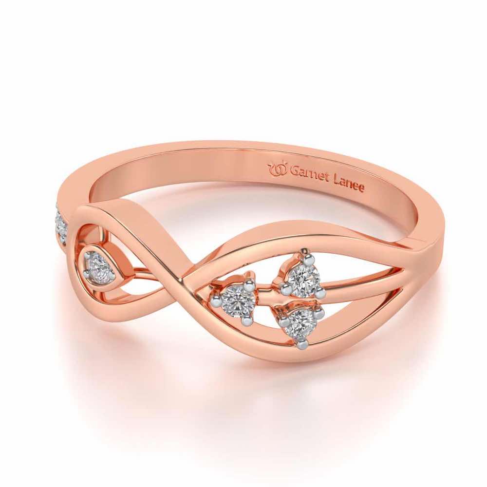 Infinitely Precious Silver Ring - Rose Gold - Image 2