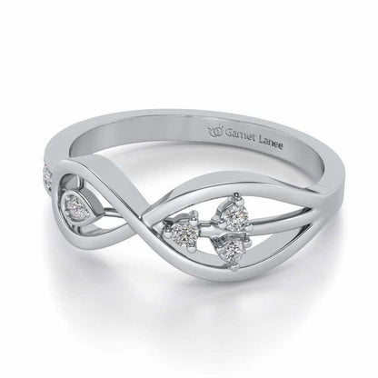 Infinitely Precious Silver Ring - White Gold - Image 2