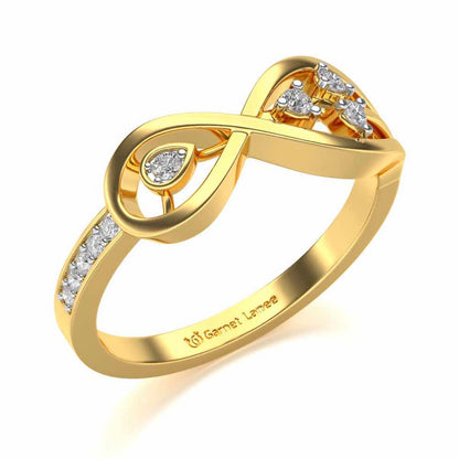 Infinitely Precious Silver Ring - Yellow Gold - Image 1