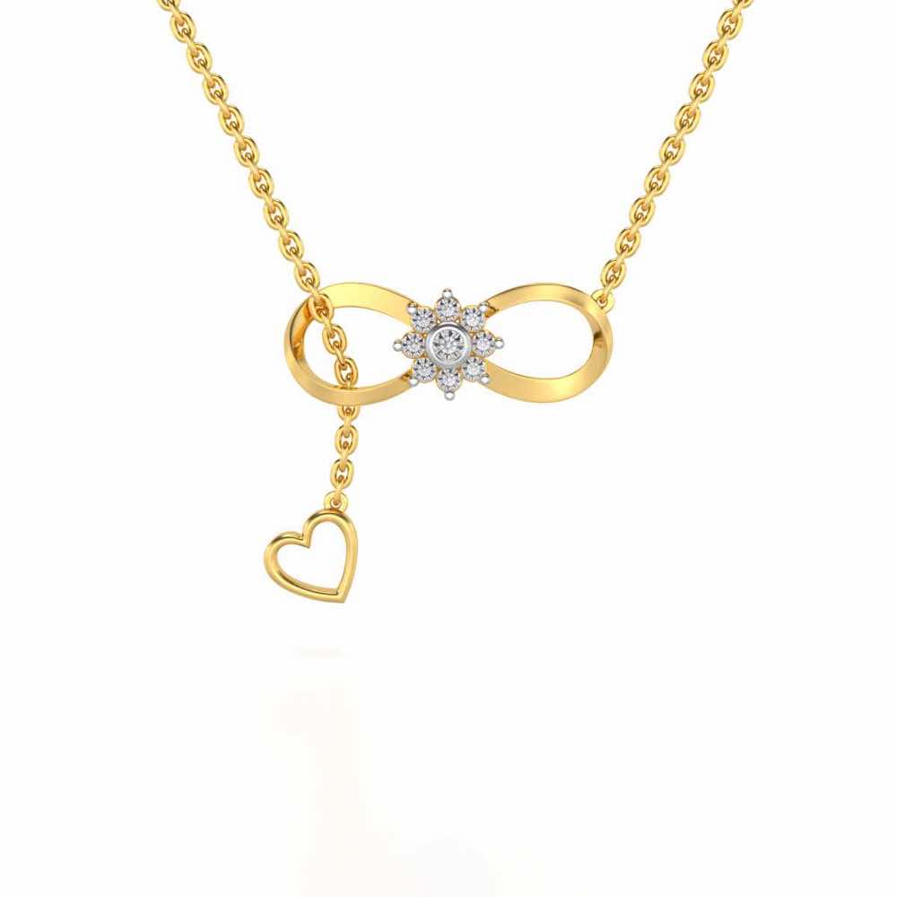 Infinity Bloom Silver Pendant