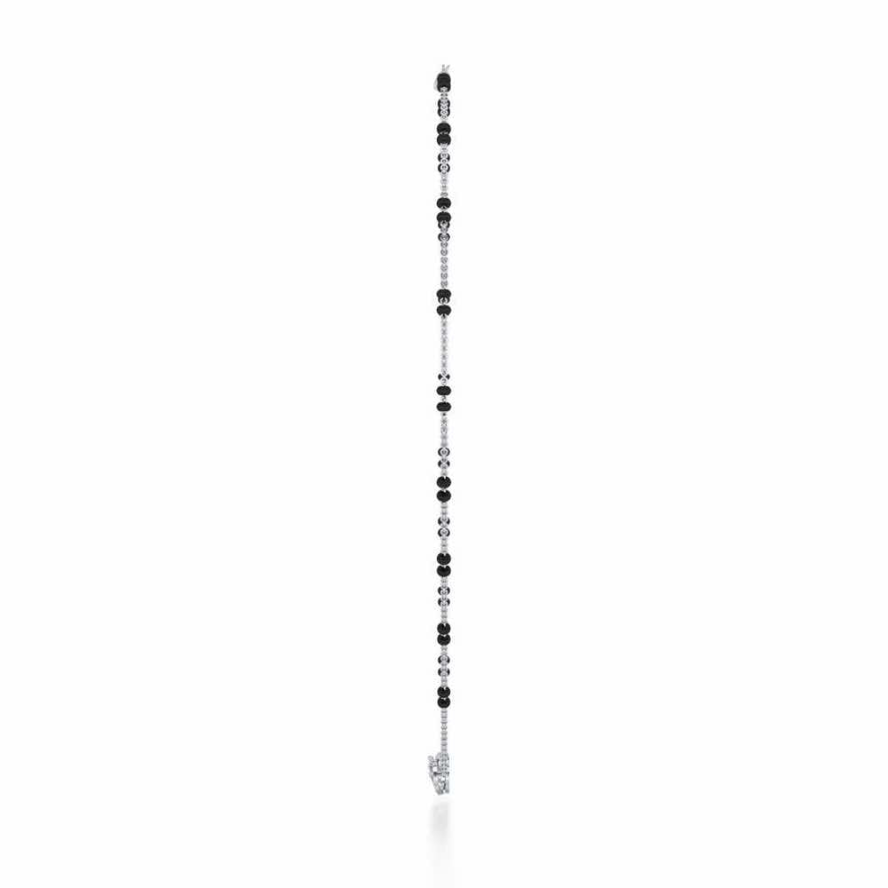Infinity Butterfly Silver Mangalsutra - White Gold - Image 4