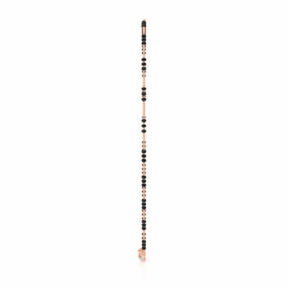 Infinity Silver Mangalsutra - Rose Gold - Image 4