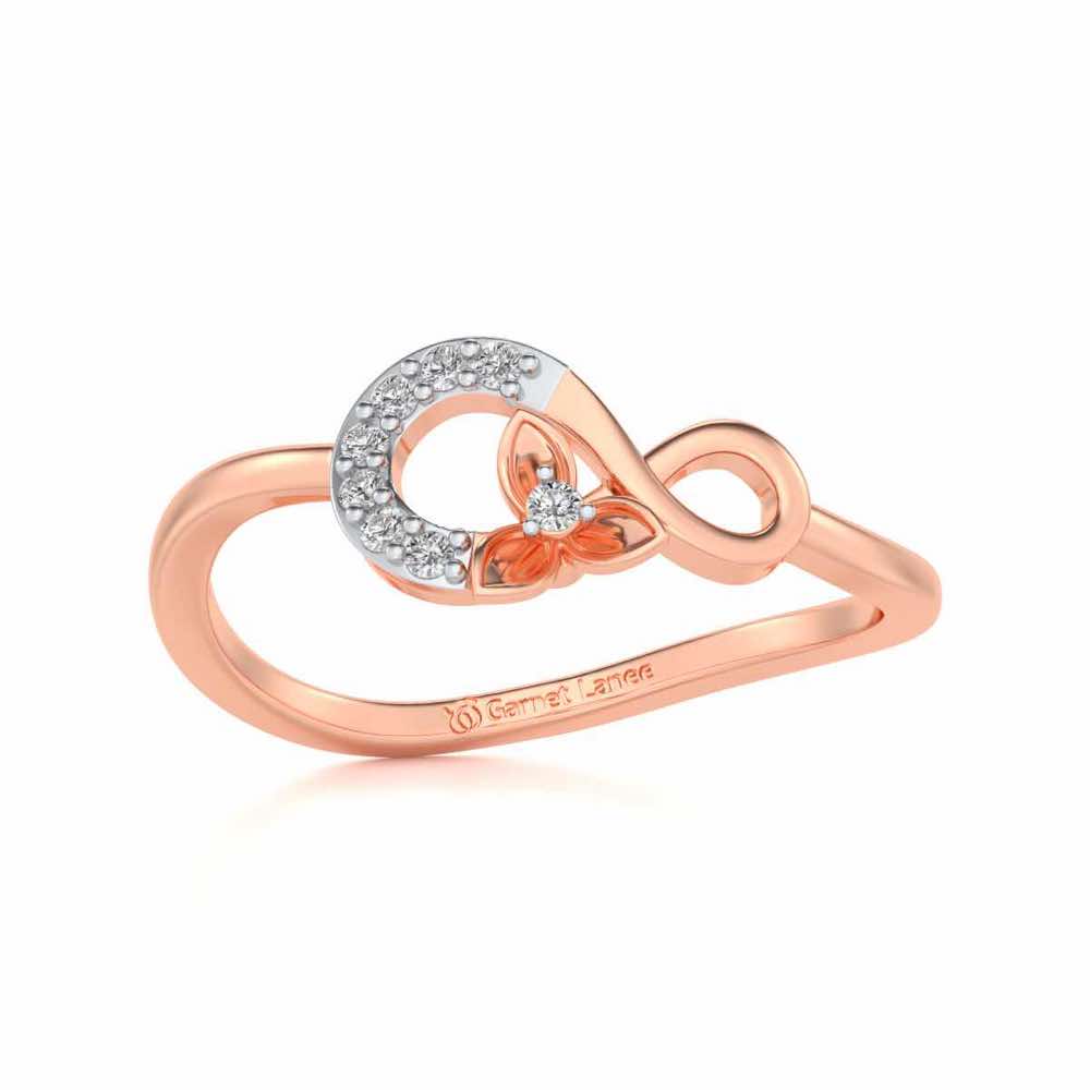 Infinity Flora Ring - Rose Gold - Image 2
