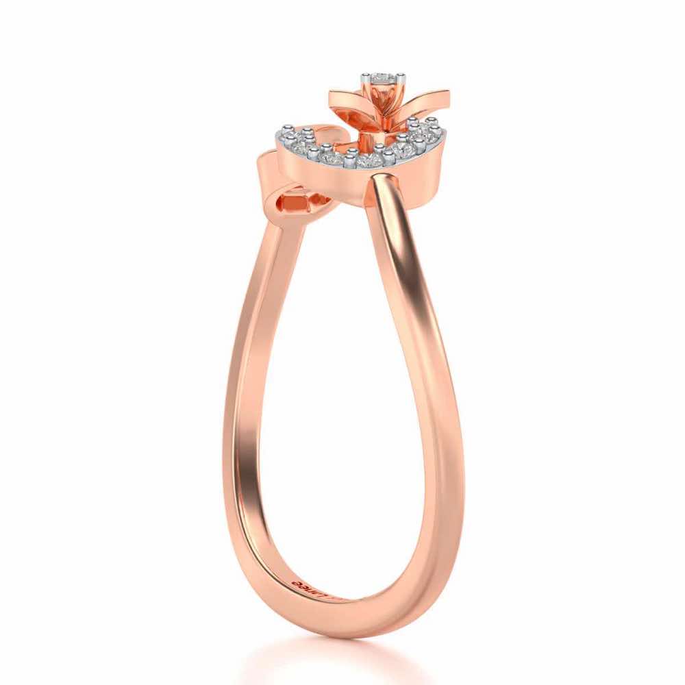 Infinity Flora Ring - Rose Gold - Image 4