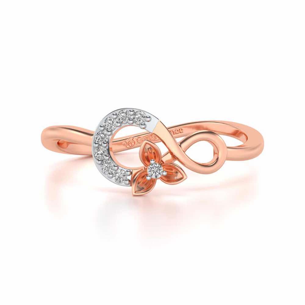 Infinity Flora Ring - Rose Gold - Image 5