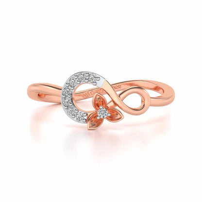 Infinity Flora Ring - Rose Gold - Image 5