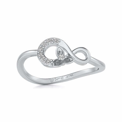 Infinity Flora Ring - White Gold - Image 2