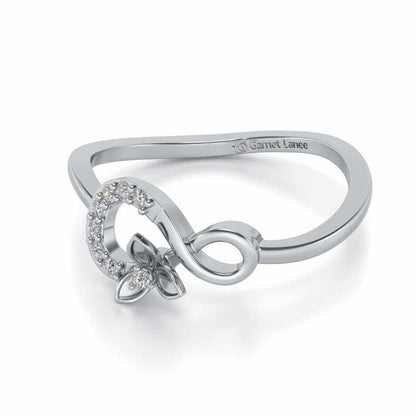 Infinity Flora Ring - White Gold - Image 3
