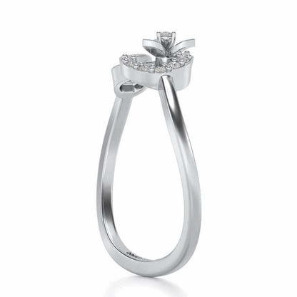 Infinity Flora Ring - White Gold - Image 4
